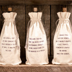 Wanted In A Friend Wine Bag