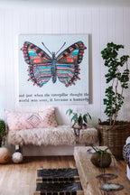Butterfly Art Print (Gallery Wrap)