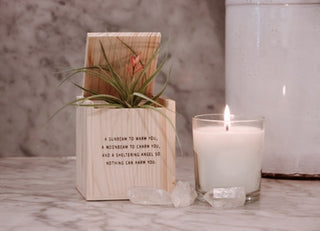 ***Eskimo Proverb - Blessing Candle with Engraved Wood Box 7.75oz