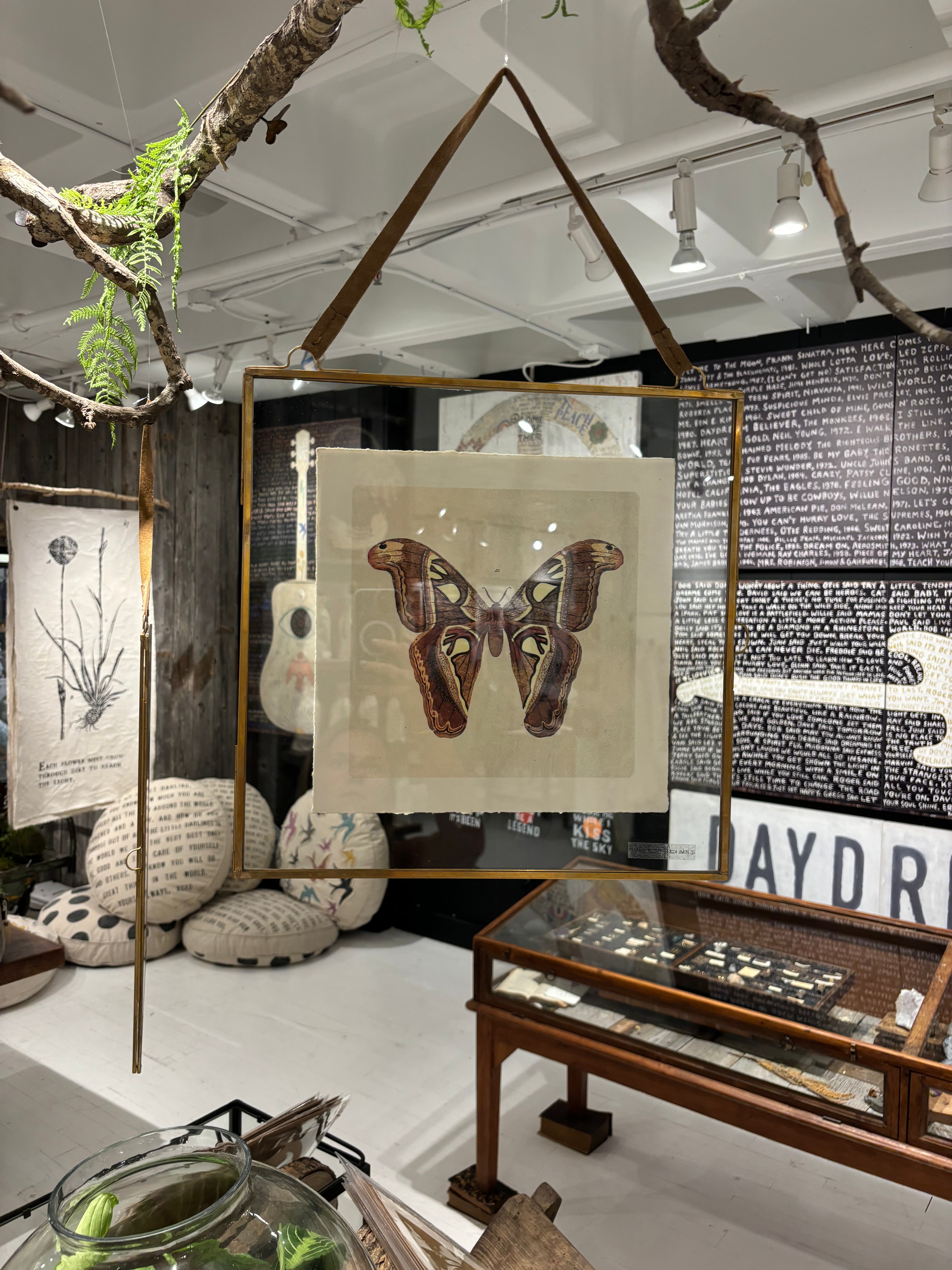 Brass Hanging Frame Square