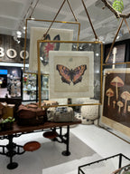 Square Brass Hanging Frame - 7" x 7"