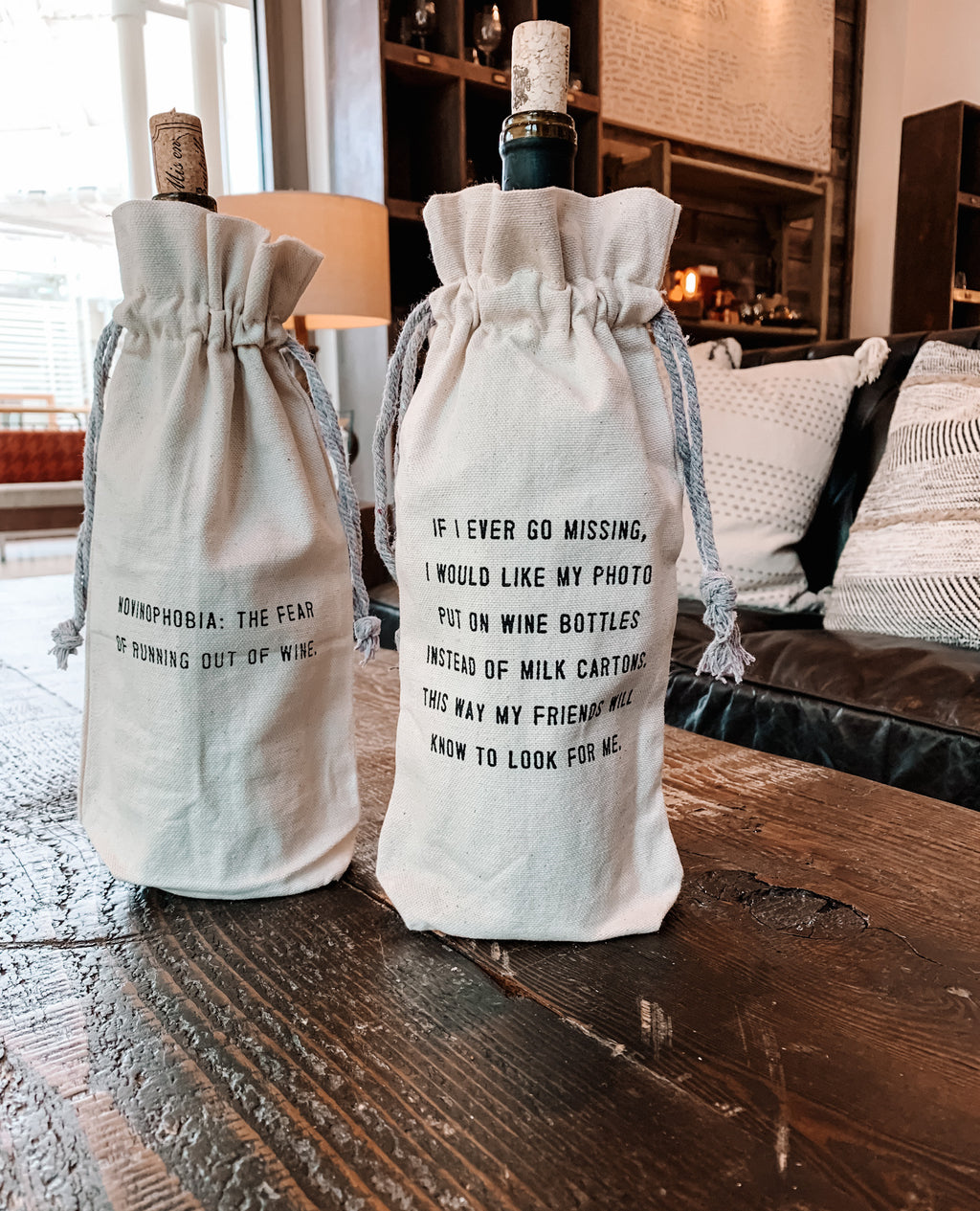 If I Ever Go Missing Wine Bag