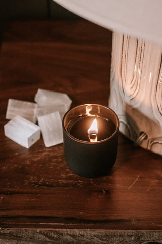 To Me You Are Perfect Wood Wick Matte Black Candle