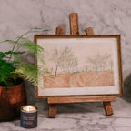 Medium Recycled Pine Wood Easel 13.6" x 8.86"