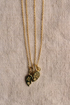 14K Gold Plated "Best Friend" Heart Necklace Set