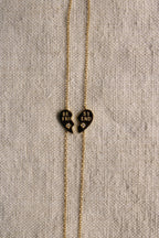 14K Gold Plated "Best Friend" Heart Bracelet Set