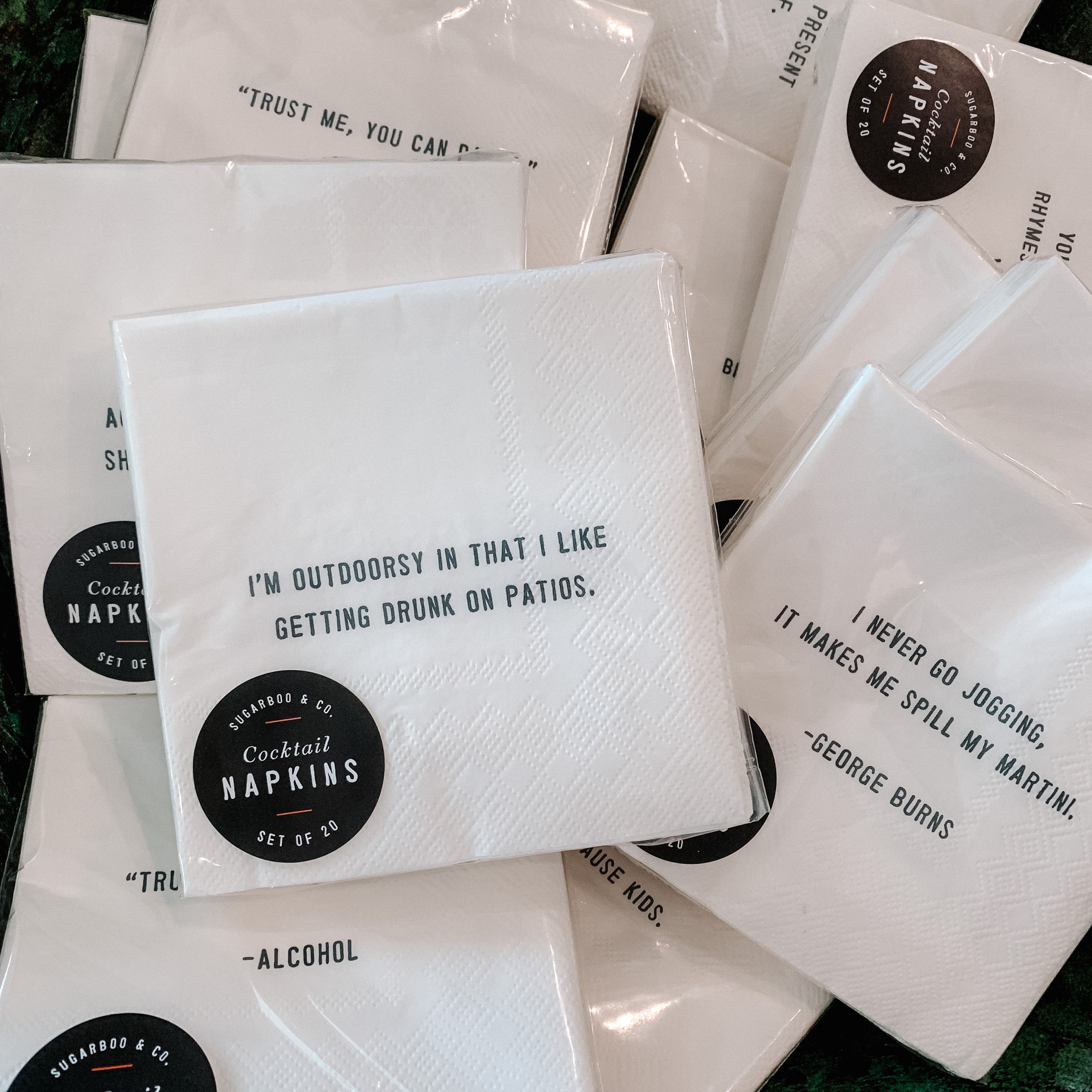 I'm Outdoorsy Cocktail Napkins