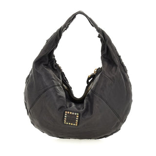 Small Shoulder Bag in Woven Cowhide