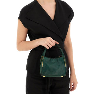 Shopping Cowhide Bag w/ Studs