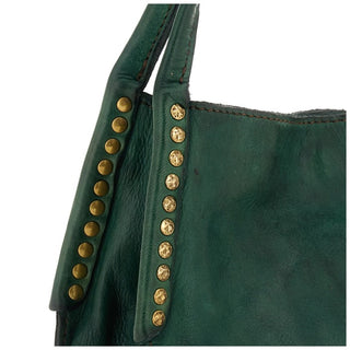 Shopping Cowhide Bag w/ Studs