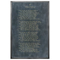 If - Poetry Collection (Grey Wood) - Art Print