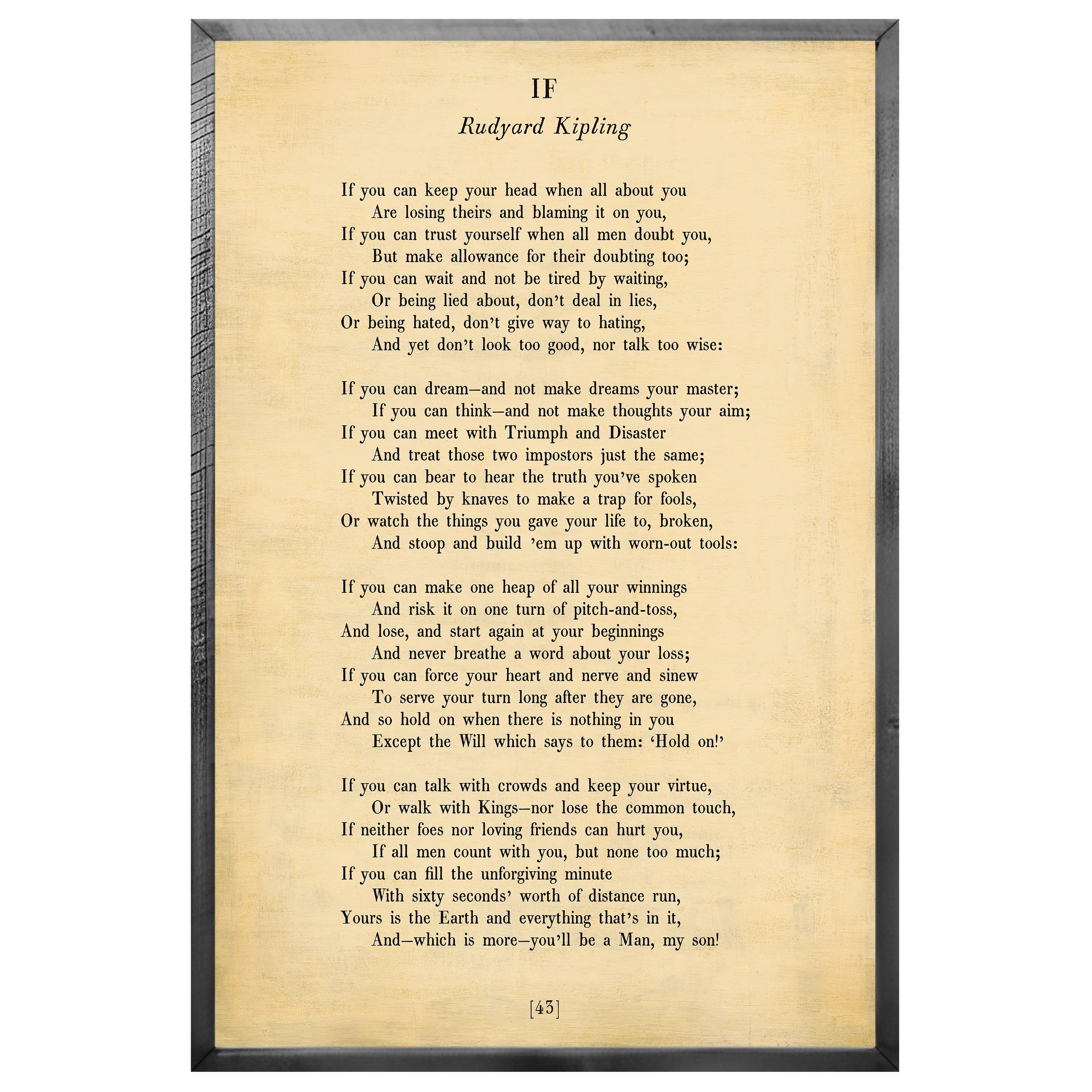 If - Poetry Collection