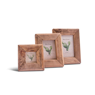 ***Small Recycled Pine Wood Photo Frame 6.3x0.8x6.3"