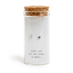 Heart and Moon - Message in a Bottle Earring Collection
