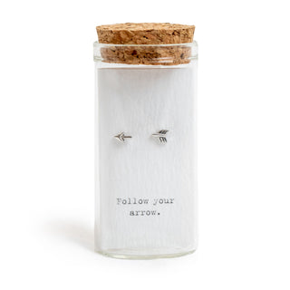 Message in a Bottle Earring Collection - Arrow