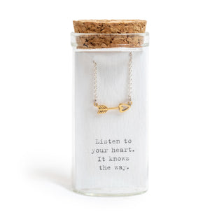 Message in a Bottle Collection - Necklace - Gold Arrow Necklace