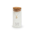 Message in a Bottle Necklace Collection - Gold Horseshoe
