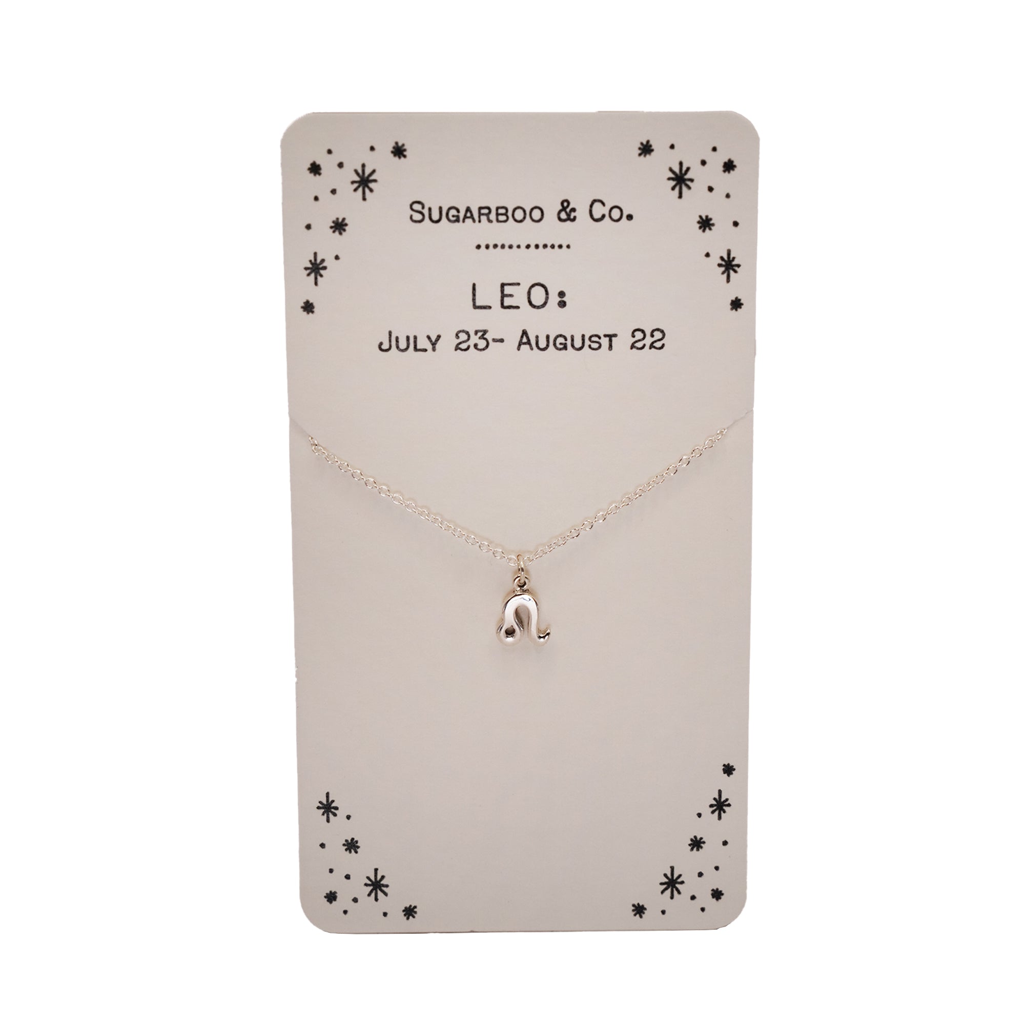 ***Zodiac Necklace Collection 1-Leo