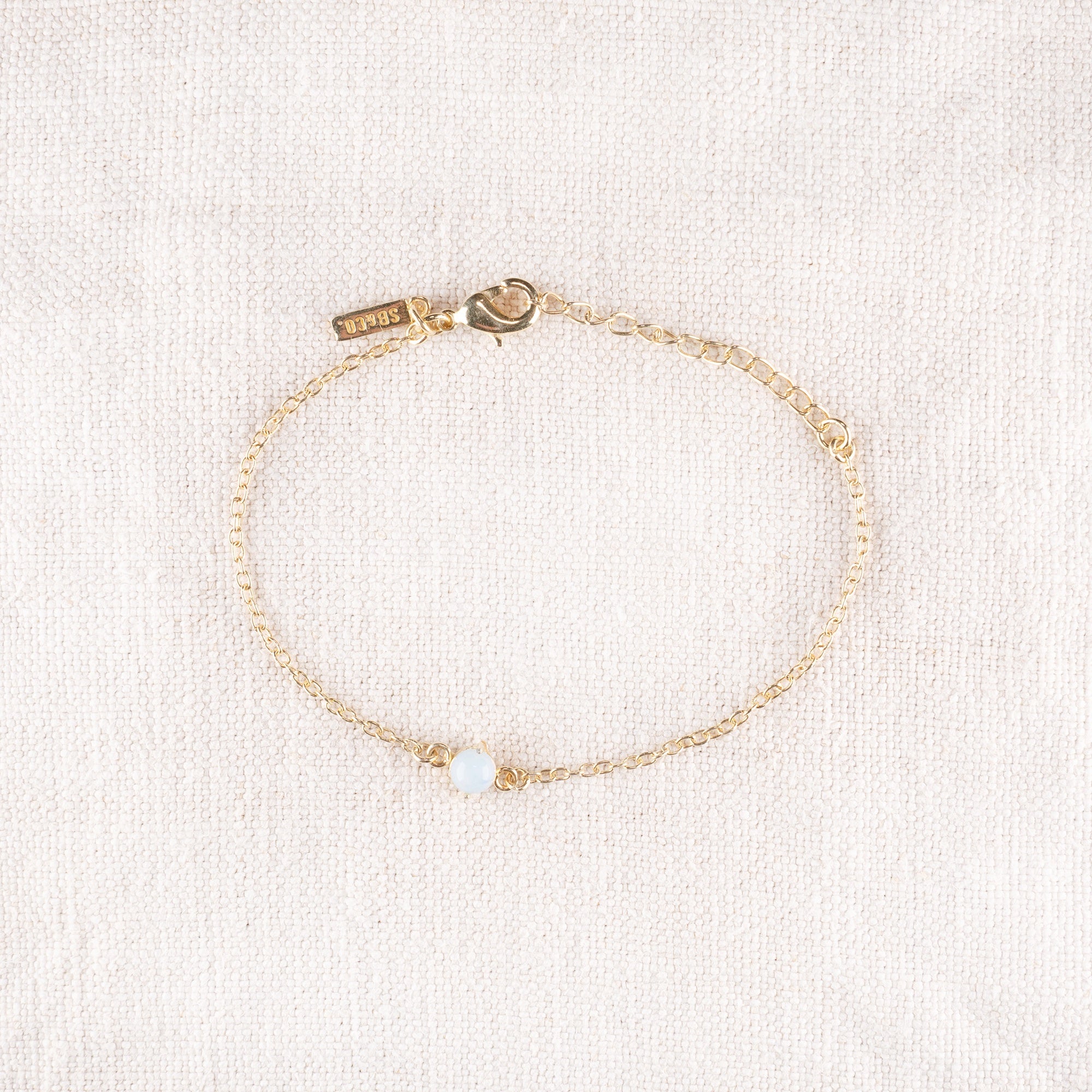 Moonstone Dot Bracelet