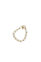 Link Chain Brass Paperclip Bracelet