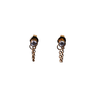 Gold Plated Chain Studs