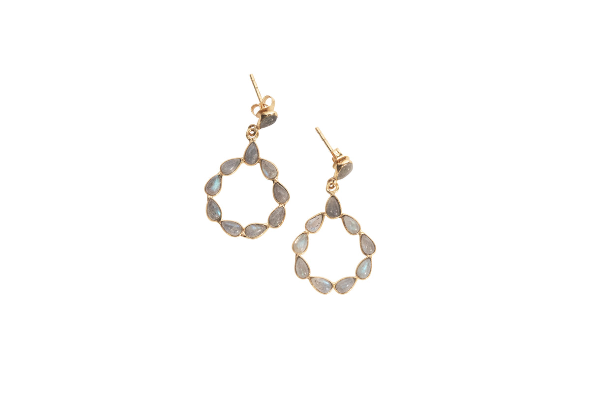 ***Labradorite Drop Earring