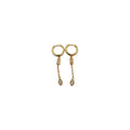 Hoop Earring - Opal Marquise