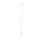 Moonstone Teardrop Dangle Necklace