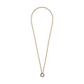Small Ring Link Chain Necklace