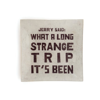 Jerry Said Small Square Decoupage Plate