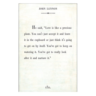 John Lennon - Book Collection - Art Print