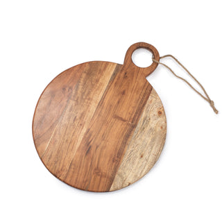 ***Large Round Acacia Wood Cutting Board