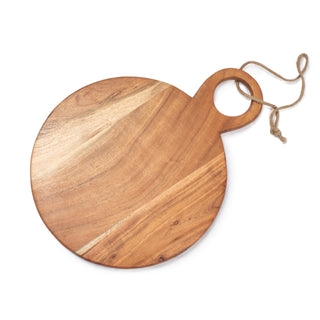 ***Small Round Acacia Wood Cutting Board