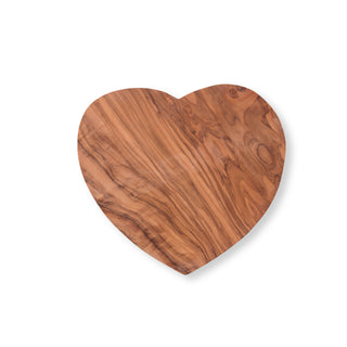 Medium Heart Shaped Olive Wood Board