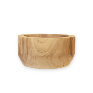 ***Deep Round Wooden Bowl