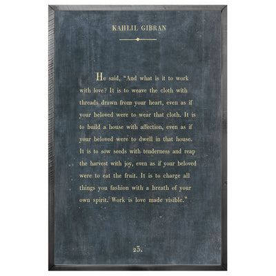Kahlil Gibran Art Print - Book Collection