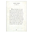 Kahlil Gibran - Book Collection - Art Print
