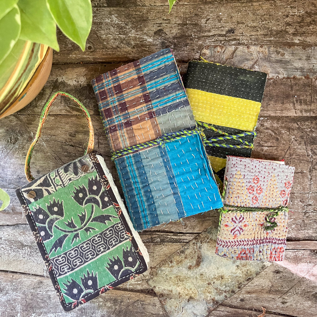 Kantha Wrap Journal 3x4