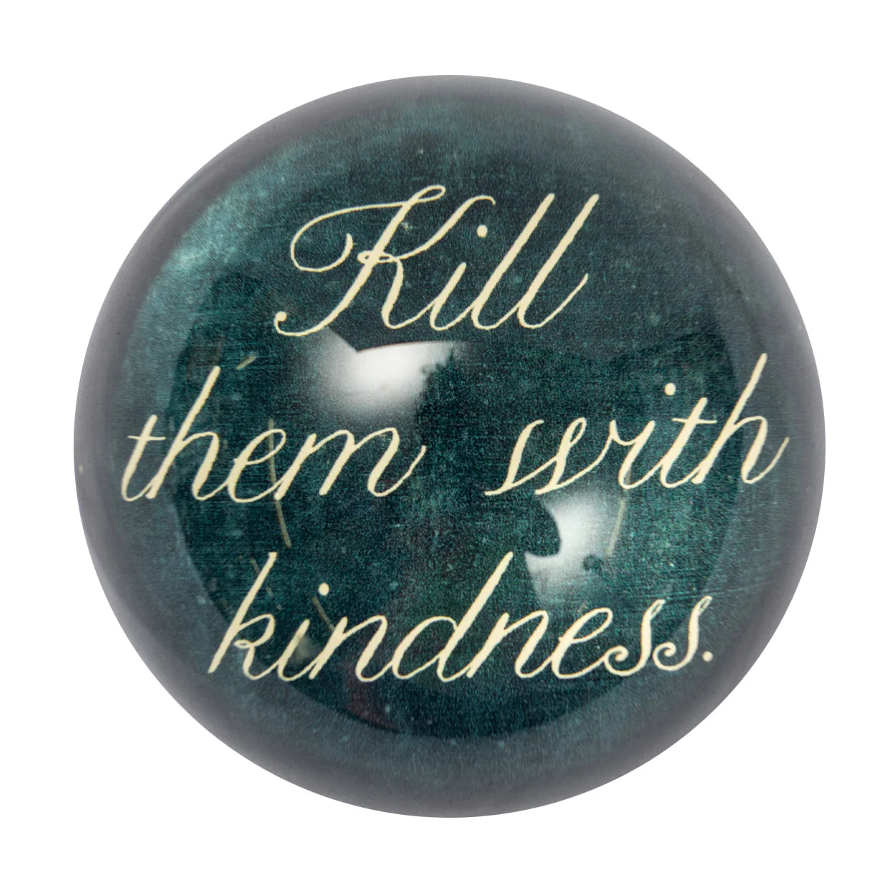 ***Kill Them With Kindness (Updated Version) Paperweight