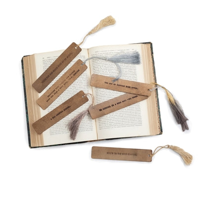Books May Well Be (Alice Hoffman) - Leather Bookmark