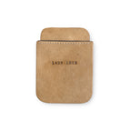 ***Lady Luck Leather Playing Card Case - Honey