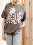 Rolling Stones Dazed Charcoal Thrifted  Tee