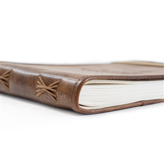 ***Large E.B. White Leather Journal - 7" x 9.75