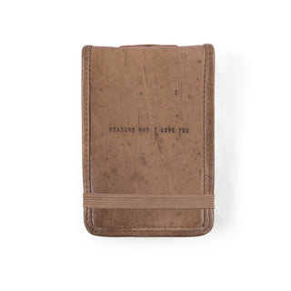 Mini Reasons Why I Love You Leather Journal