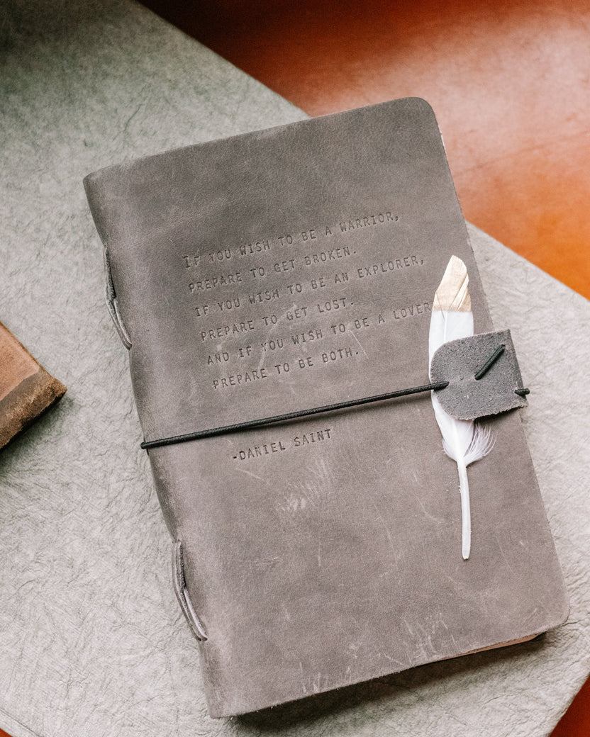 Artisan Leather Journals - Charcoal
