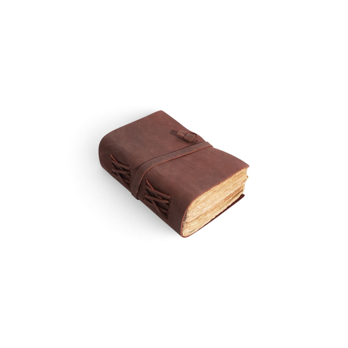 Mini Wrap Leather Journal 1st Edition - Burgundy
