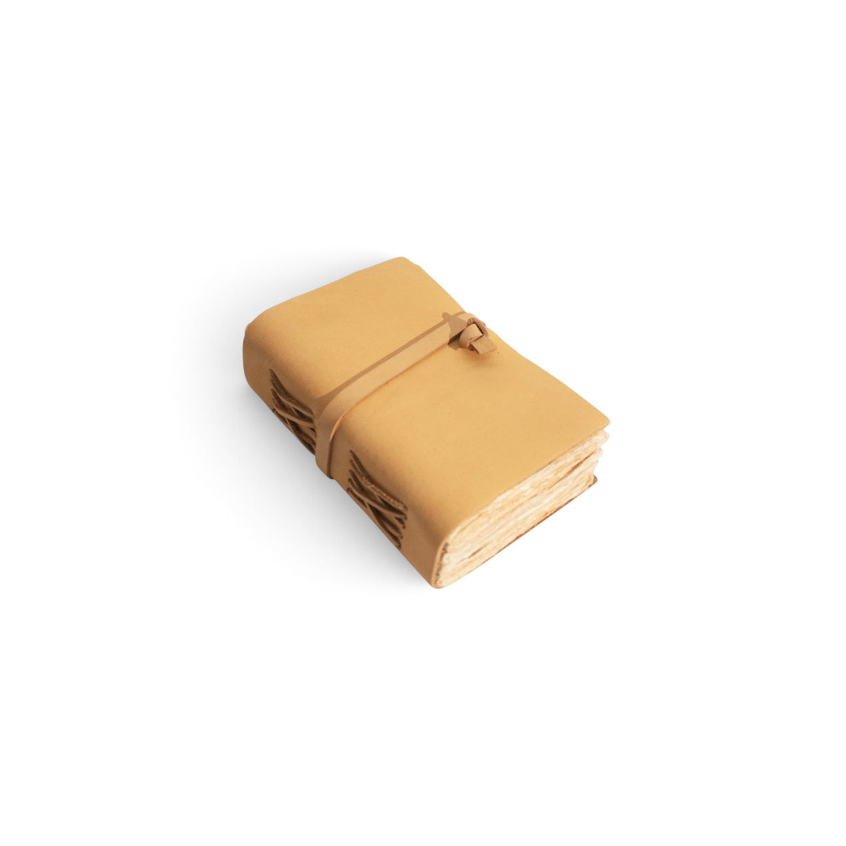 Mini Wrap Leather Journal 1st Edition - Sunflower