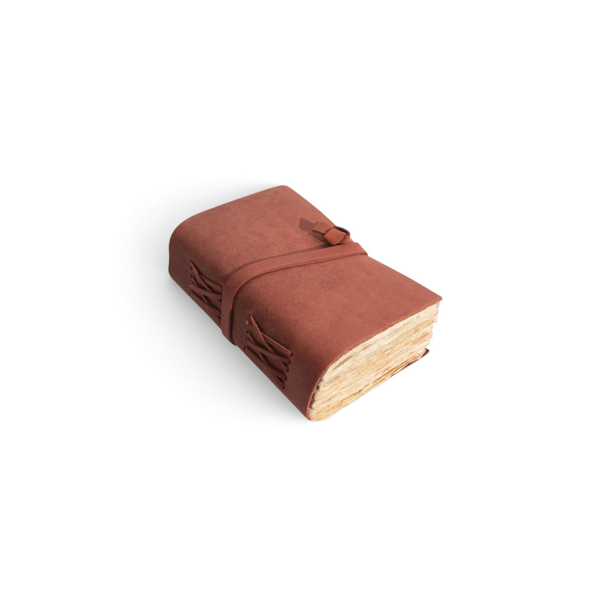 Mini Wrap Leather Journal 1st Edition - Terracotta