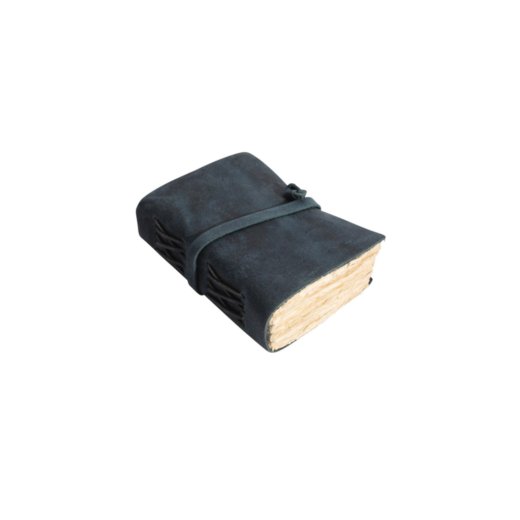 Mini Wrap Leather Journal 2nd Edition - Indigo