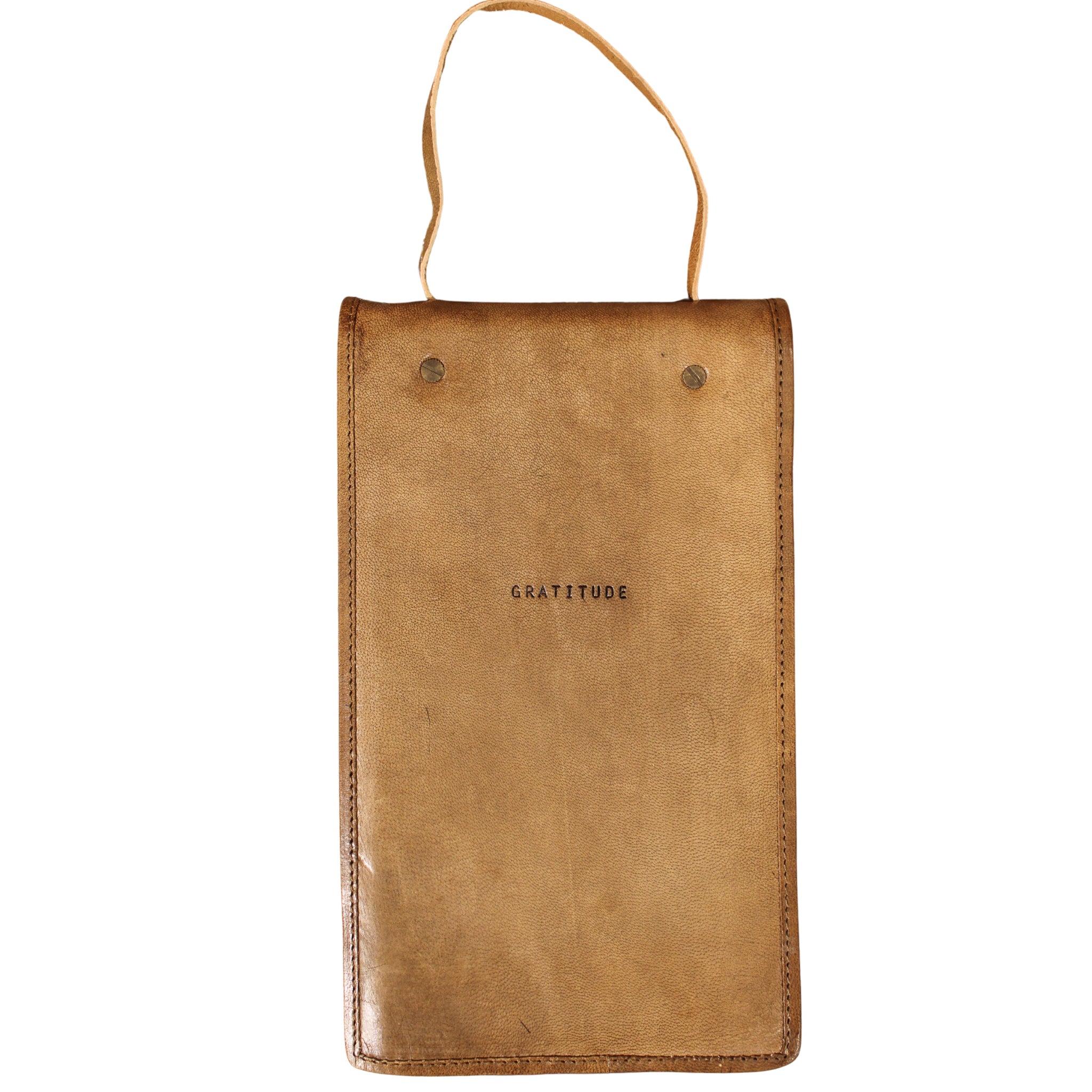 Hanging Leather Journals
